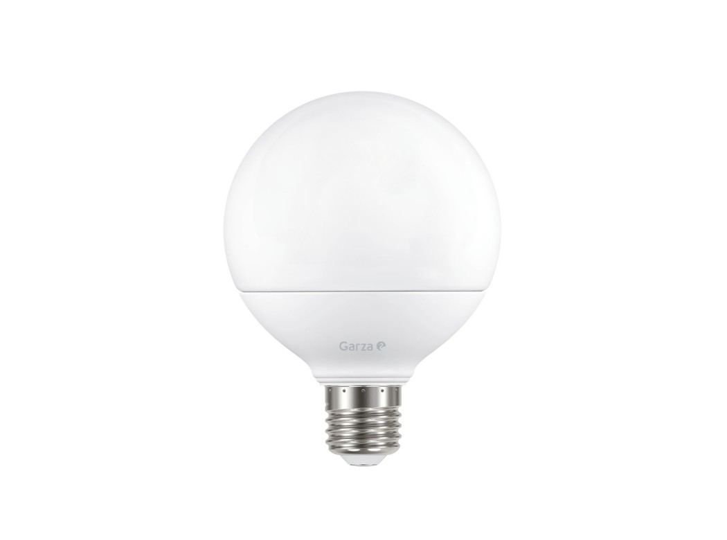 Bombilla ilumin globo led garza e27 9,5w 806lm 4000k