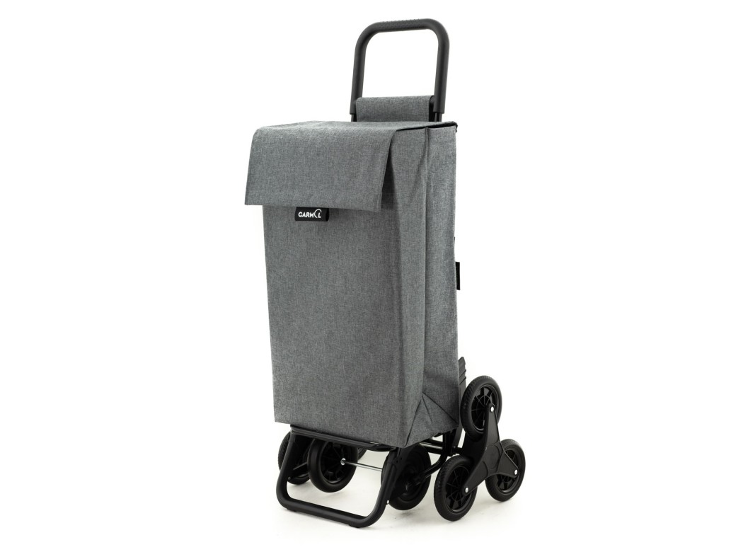 METALTEX Carrello Della Spesa 4 Ruote Con Borsa Frigo Aloe – 48 Litri, Tasca Posteriore, Colore Blu