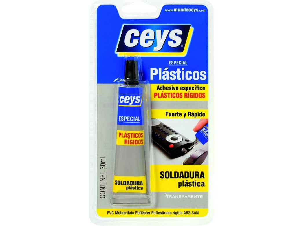 Adhesivo sold plastica 30 ml plasticeys ceys