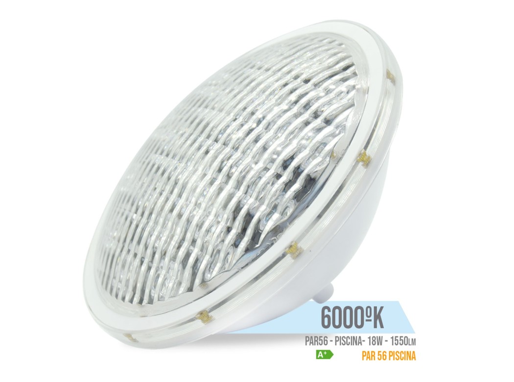 Bombilla ilumin led par 56 18w 6000k sumergible abs bl rsr