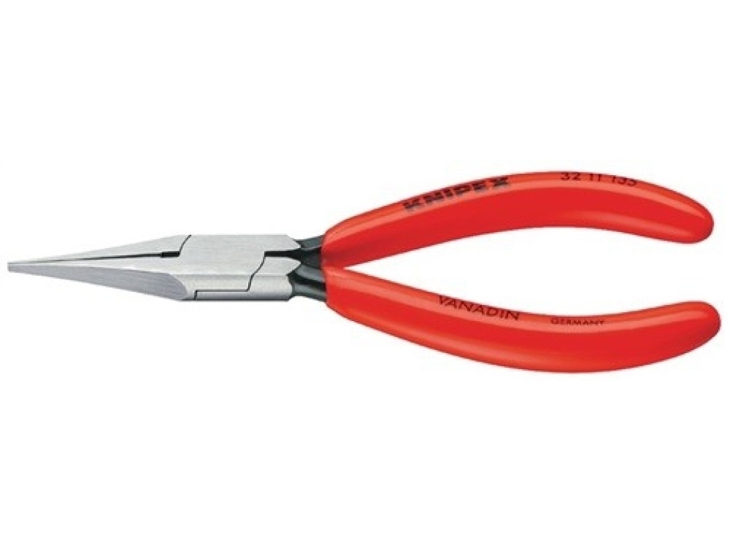 Alicate ajuste boca plana estrecha 135mm neg m/plast 3211135