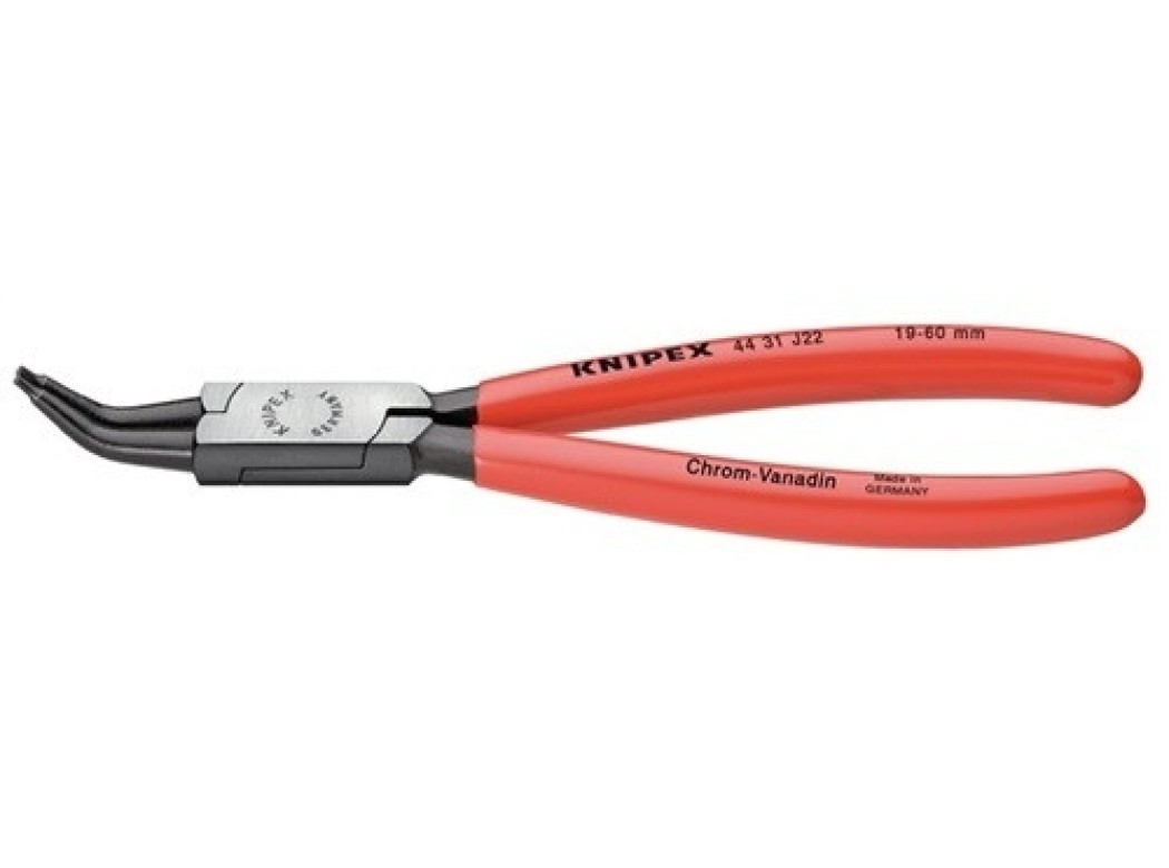 Alicate arandela int 12-25mm 140mm p/cur 45º m/pla 44 31 j12