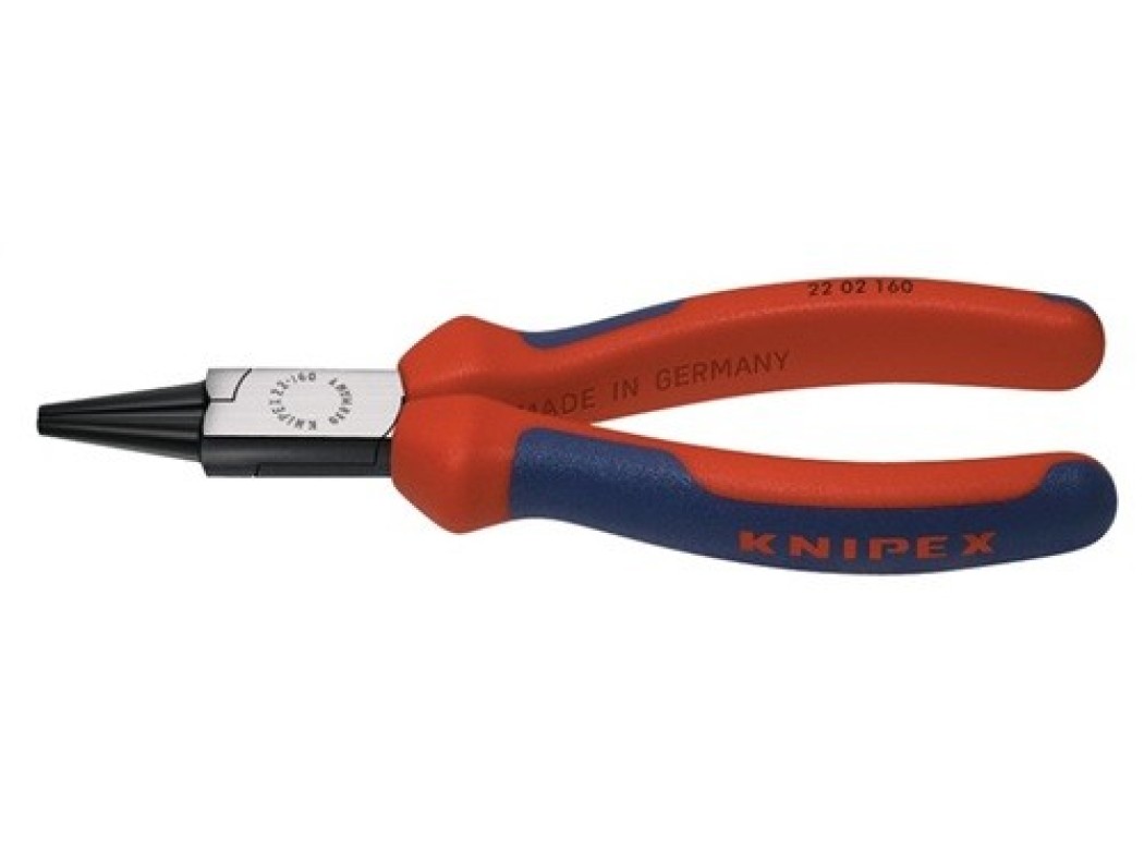 Alicate b/redonda corta 125mm negro m/bim 22 02 160 knipex