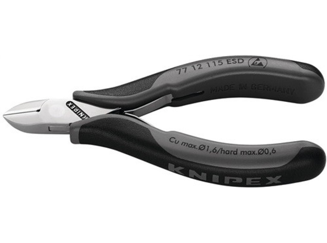 Alicate corte diag 115mm electr b/red c/abraz 77 12 115 esd