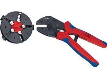 Alicate engaste 250mm multicrimp 3 insertos 97 33 01 knipex