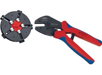 Alicate engaste 250mm multicrimp 5 insertos 97 33 02 knipex