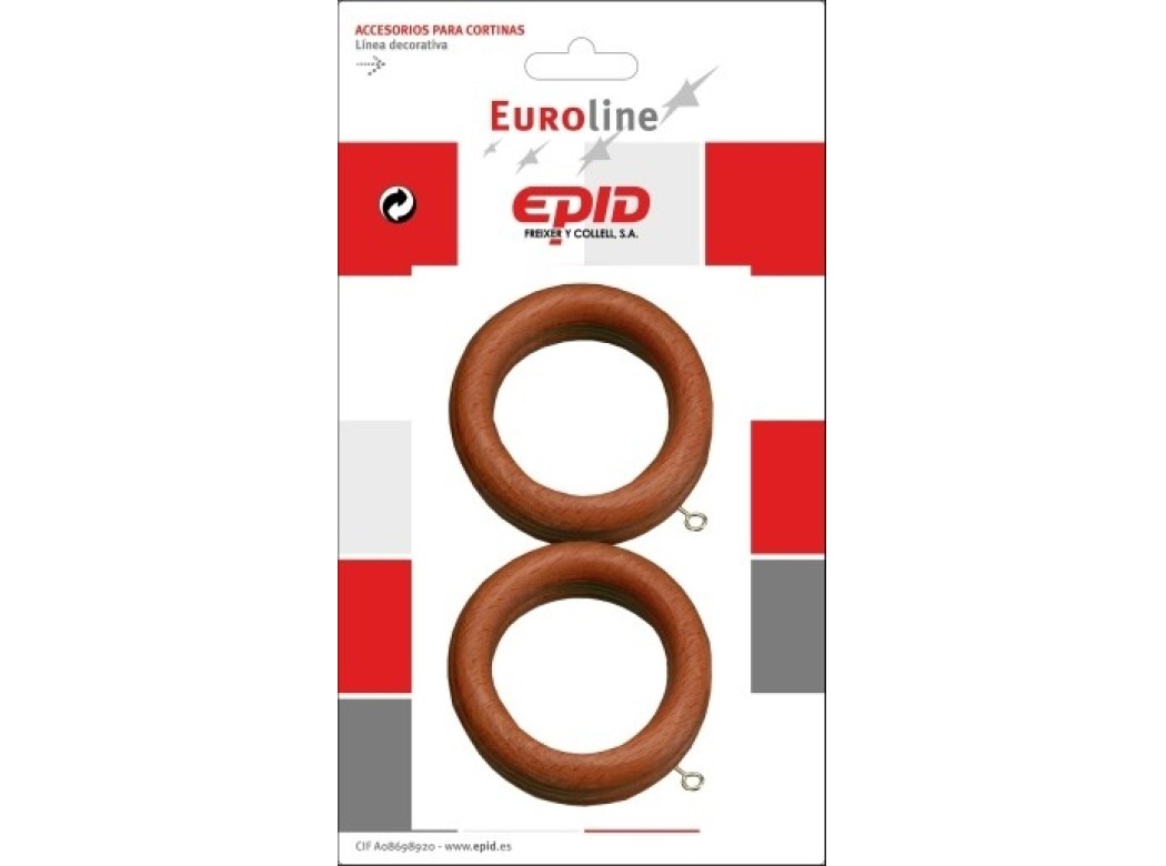 Anilla cortina 29mm hogar mad avell. epid 6 pz