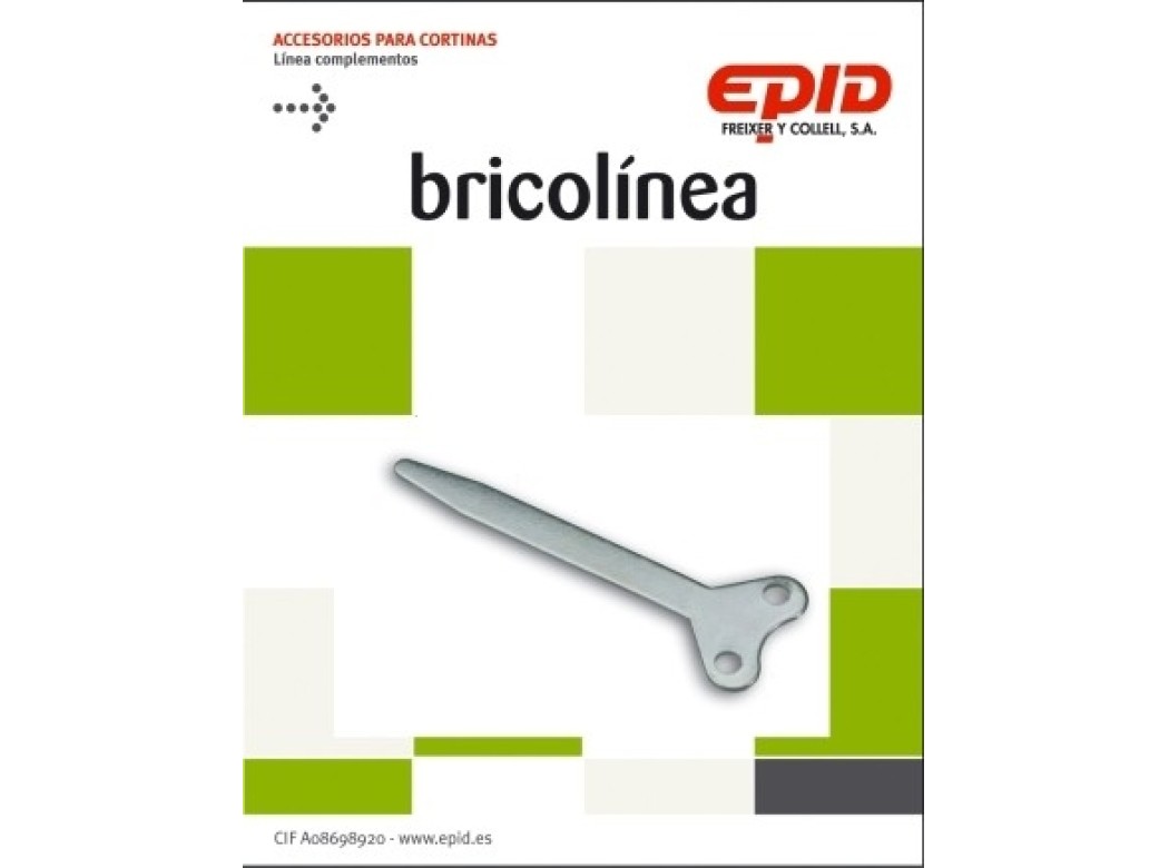Corchete cortina cinc epid 36 pz