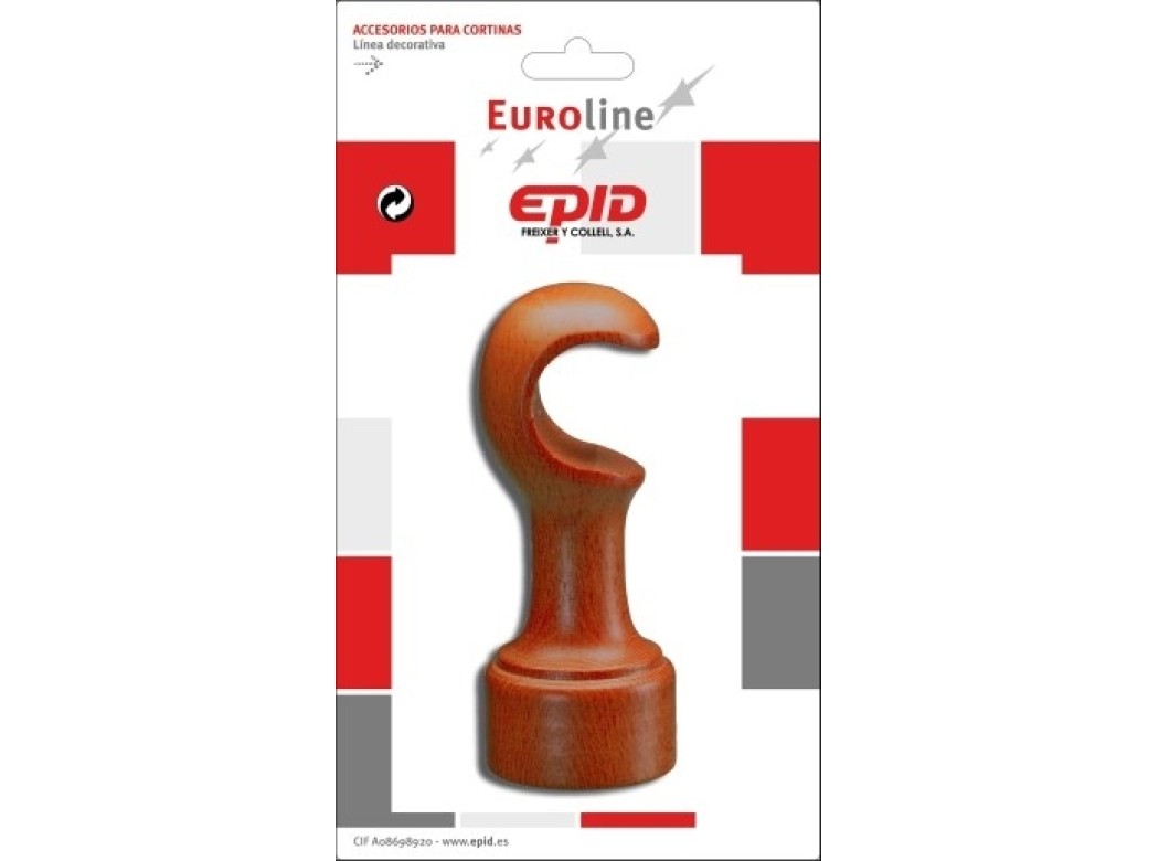 Soporte barra cort 29x120mm frontal mad avell. epid